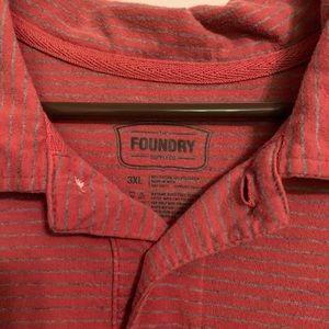 Mens 3XL Foundry polo-style shirt with pocket
